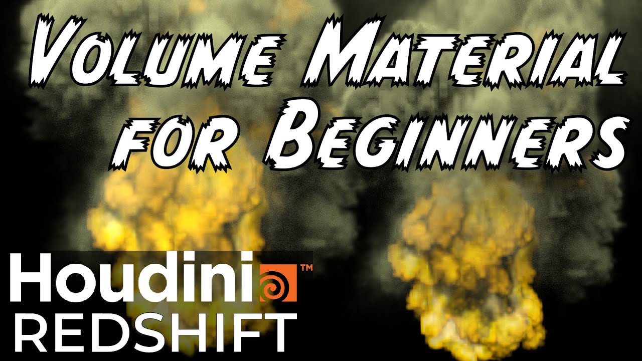Redshift Volume Material for Beginners in Houdini