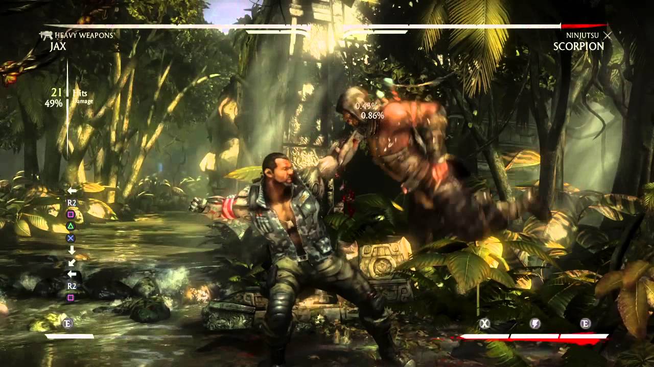 MKX - Jax 59% Combo (36 Hits)