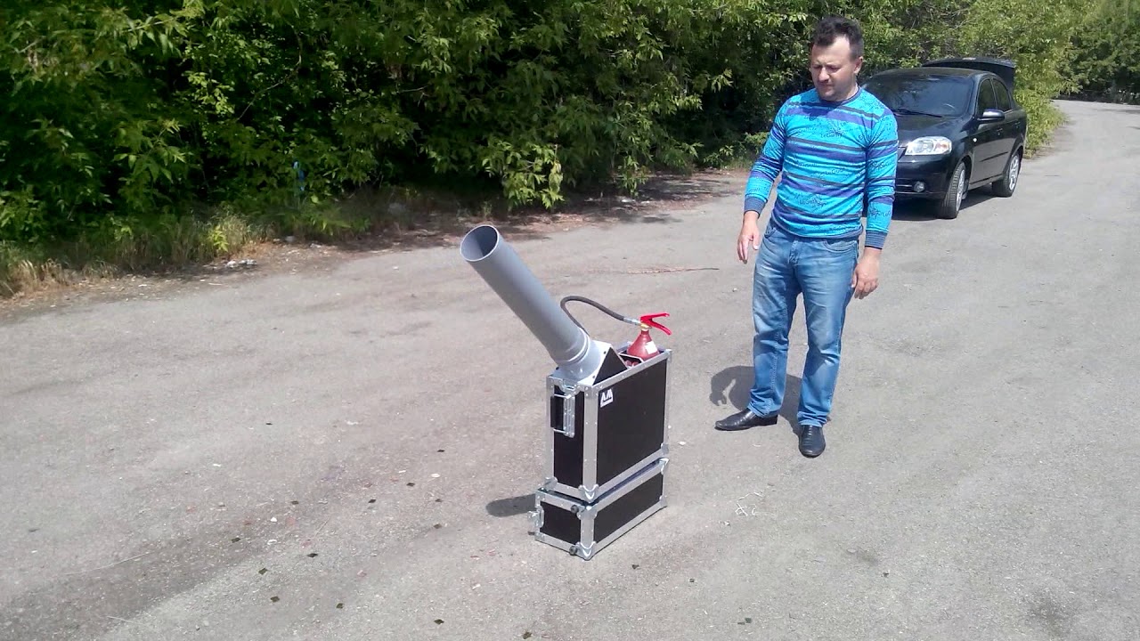 Испытание Пушки конфетти