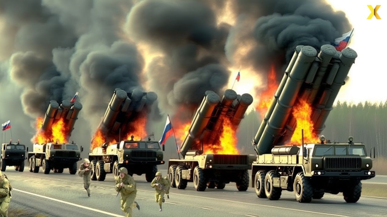 100 украинских беспилотников наносят удар – 22 российские бронемашины исчезают в море огня