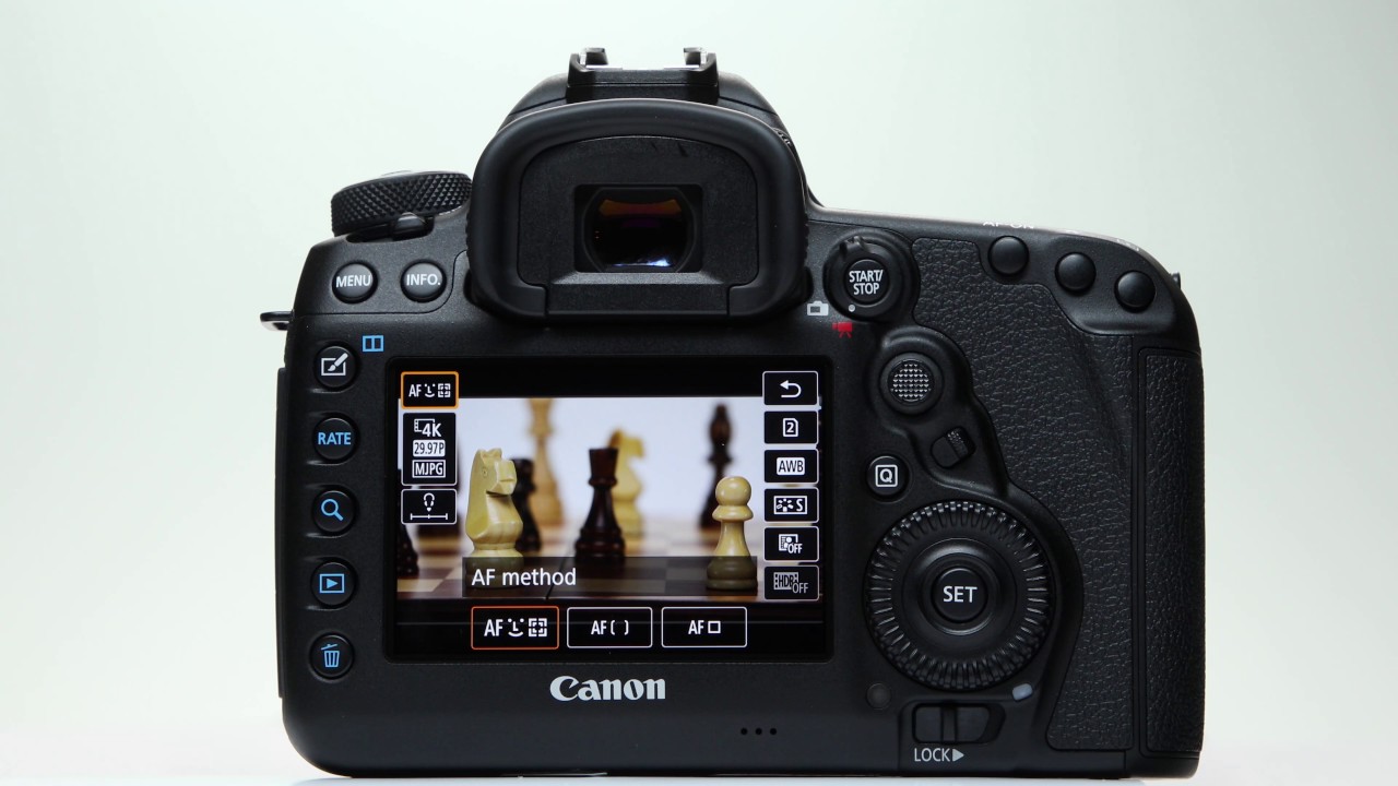 Canon EOS 5D Mark IV: работа и функции видеоавтофокусировки