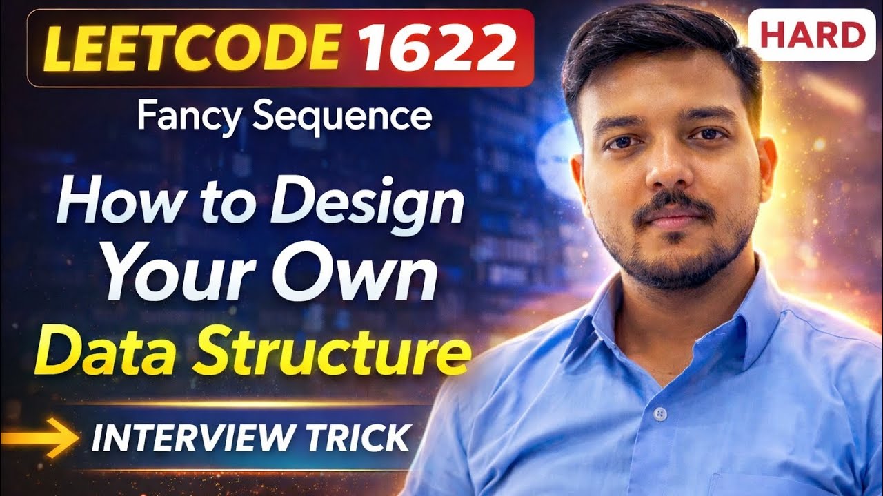 LeetCode 1622 Fancy Sequence | Hard DSA Problem Explained | Data Structure Design