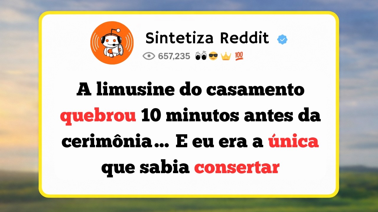 A Limusine do Casamento Quebrou 10 Minutos Antes da Cerimônia… E Eu Era a Única Que Sabia Consertar