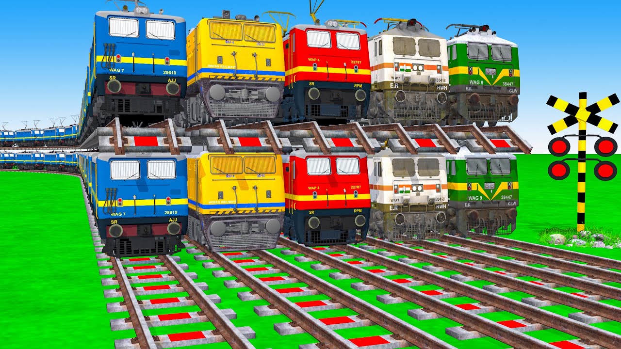 【踏切アニメ】あぶない電車 3 TRAIN Thomas 2025 vs Fumikiri 3D Railroad Crossing Animation #1k #1million
