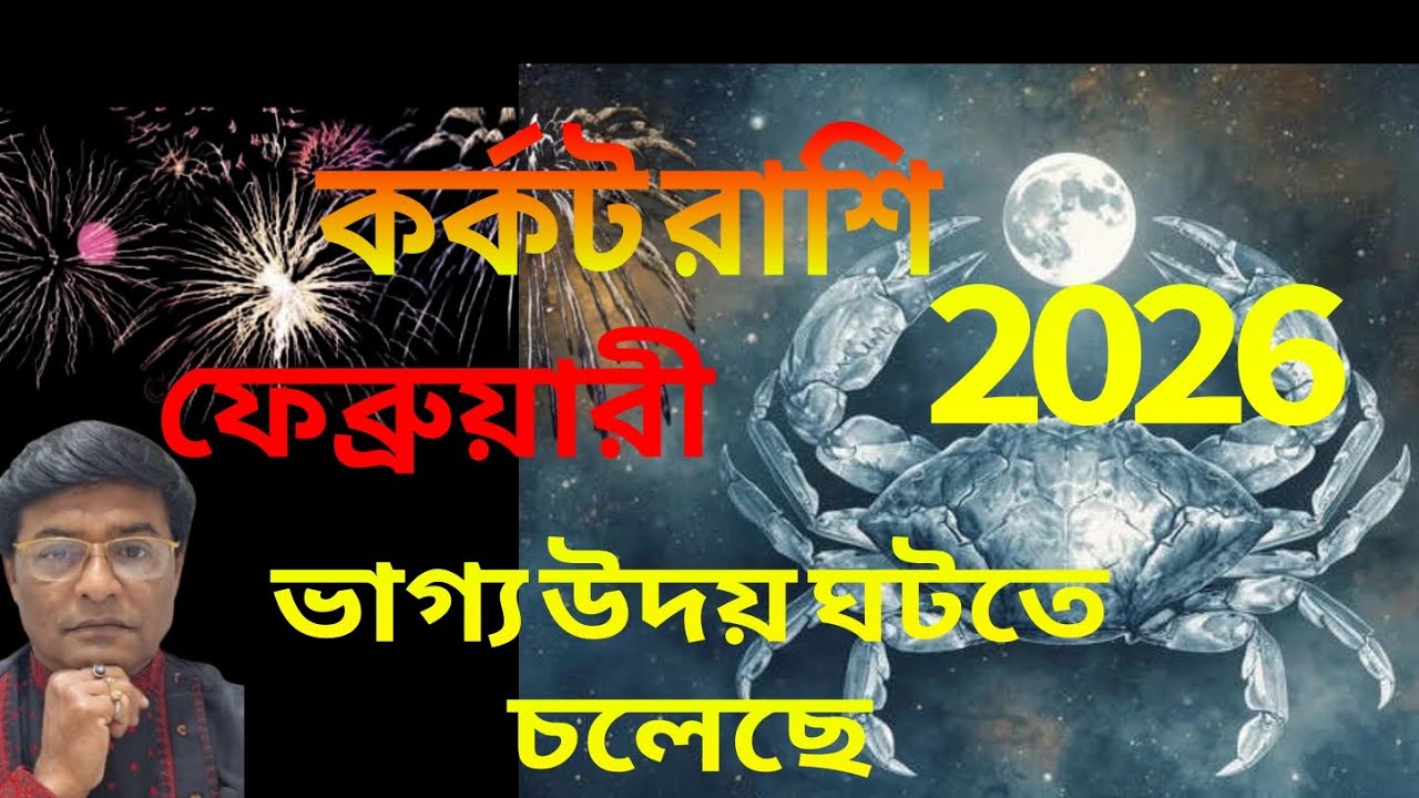 ফেব্রুয়ারী 2026।কর্কট রাশির ভাগ্যদ্দয়ের সূচনা হতে চলেছে। Astrologer Acharya sree koushik।
