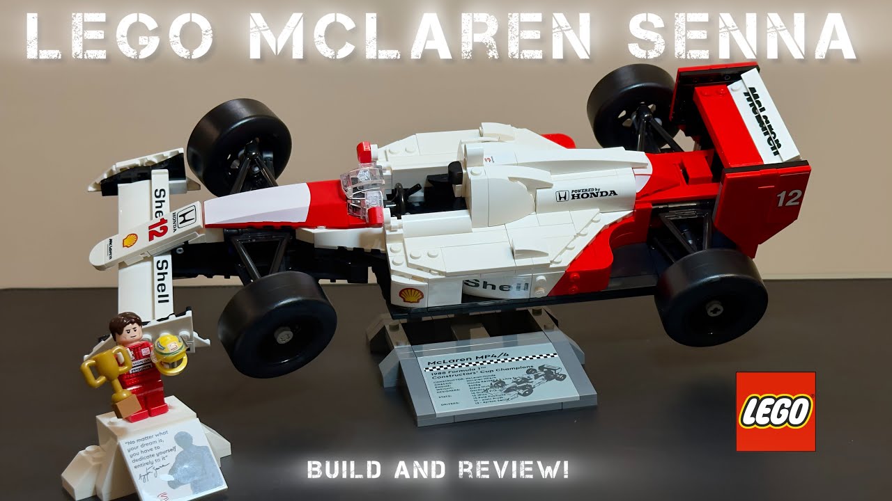 McLaren MP4/4& Ayrton Senna || Harbour Builds Ep. 1 #lego #legoicons #legof1 