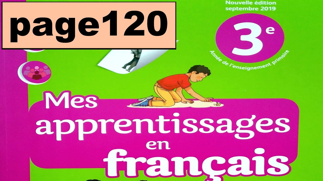 le potier 1 page 120 Mes apprentissages en français 3AEP