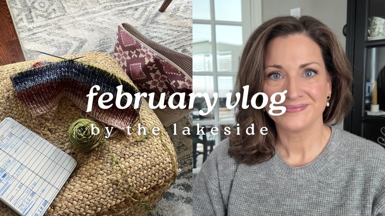 February vlog :: winter slump, reading, knitting & everyday life