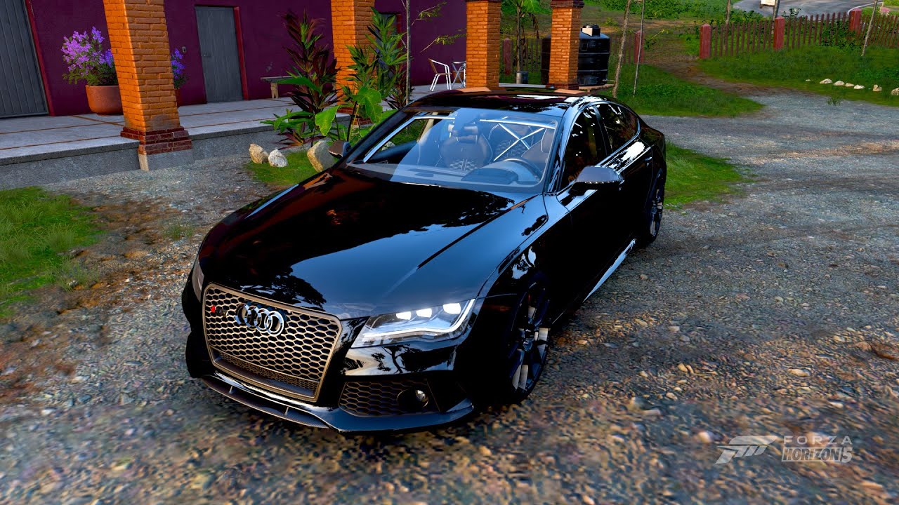Audi RS7 Sportback 2013-Forza Horizon 5 | Logitech G923 Steering Wheel