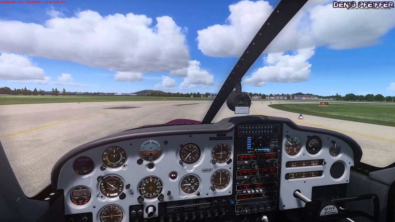 PREPAR3D v3.2 - First VFR Performance Test HD