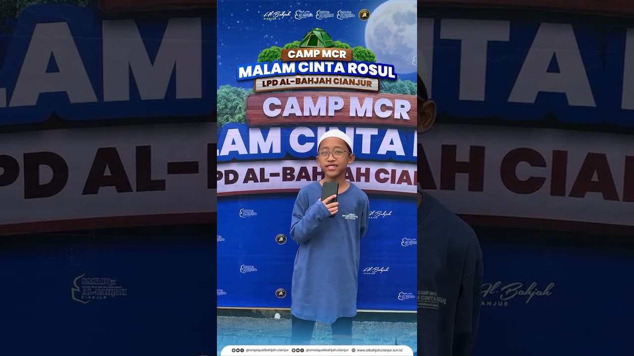 Beberapa testimoni dari peserta Camp Malam Cinta Rosul Al-Bahjah Cianjur😁🍃 