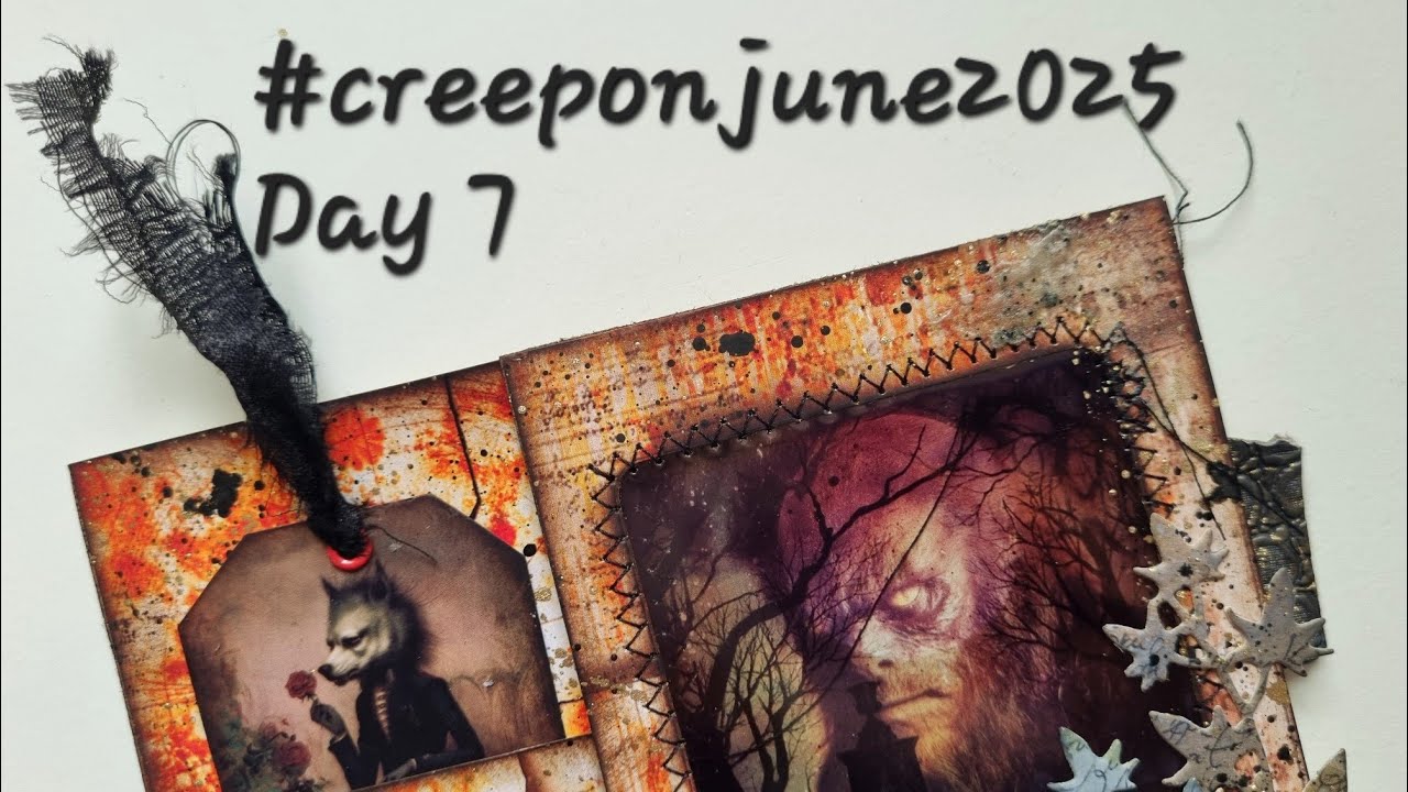 Day 7, Under a full moon a howl fills the night, #creeponjune2025 (ad feature)