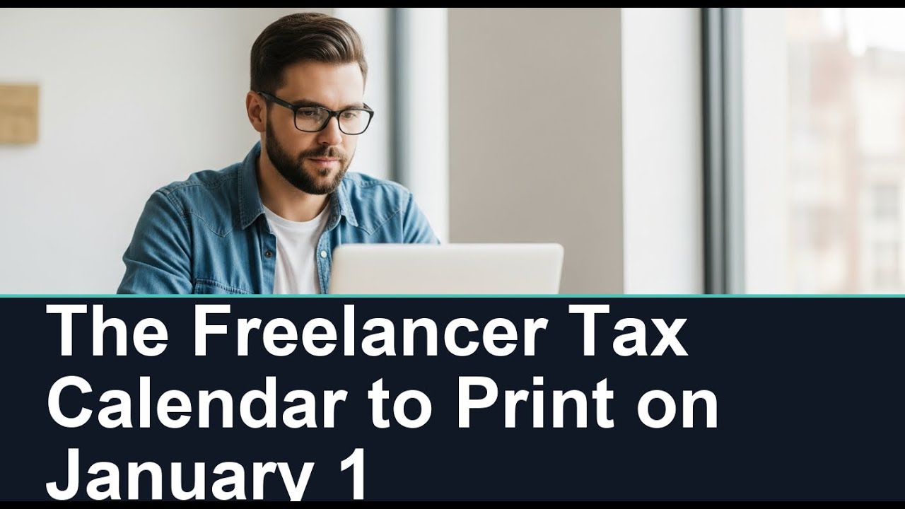 The Freelancer Tax Calendar to Print on January 1