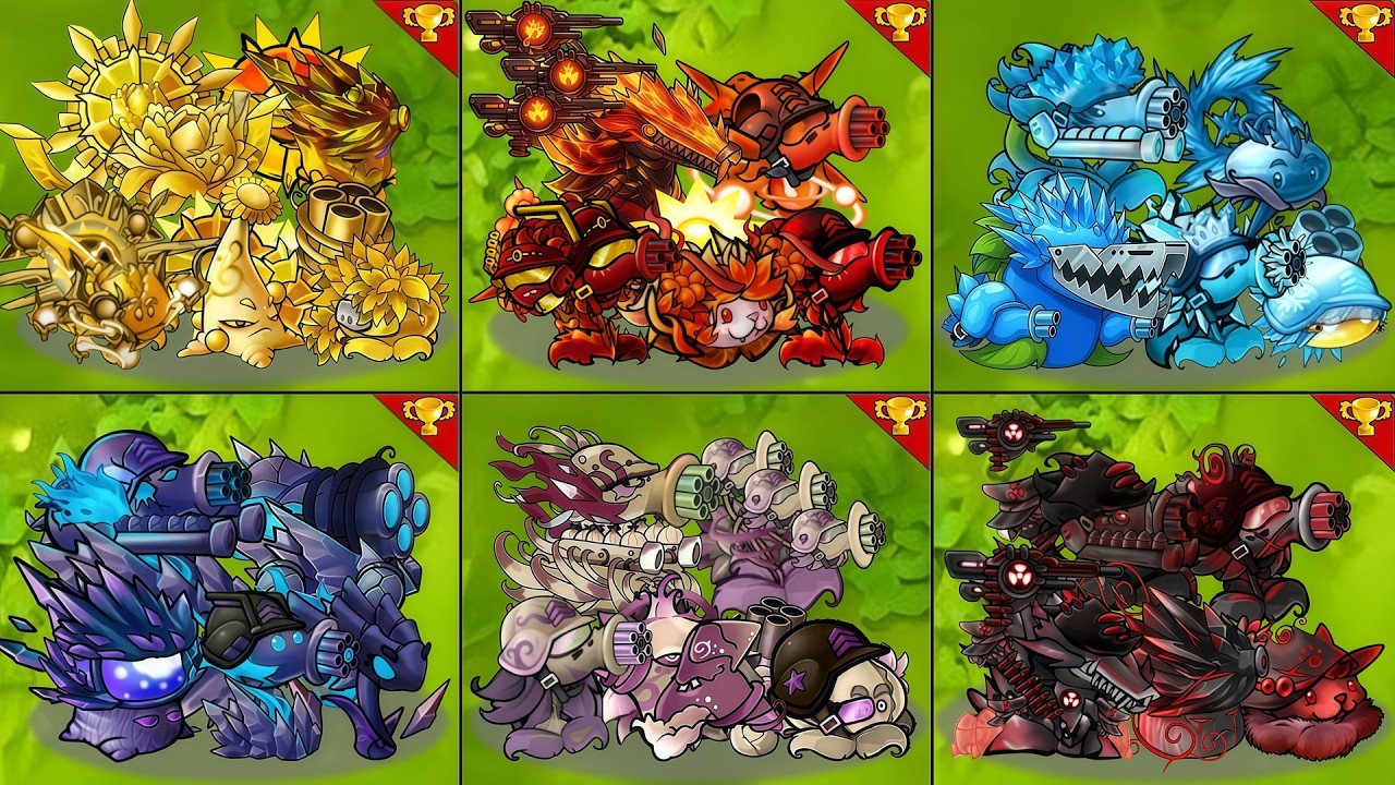 PVZ Fusion 3.4 Challenge - All Team FAMILY Plants Fusion vs Gold Obsidian Gargantuar - Who Will Win?