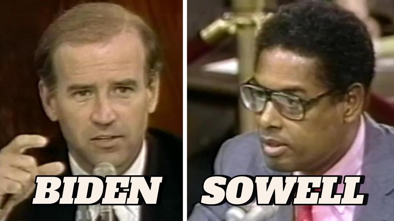 Thomas Sowell Schools Joe Biden | 1987 Bork Hearing