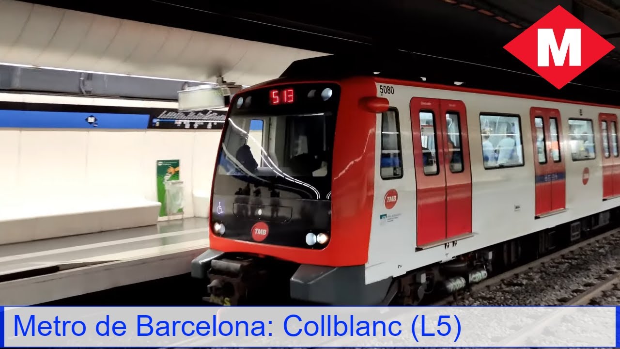 Collblanc (L5) - Estación de Metro, Barcelona. (4K)