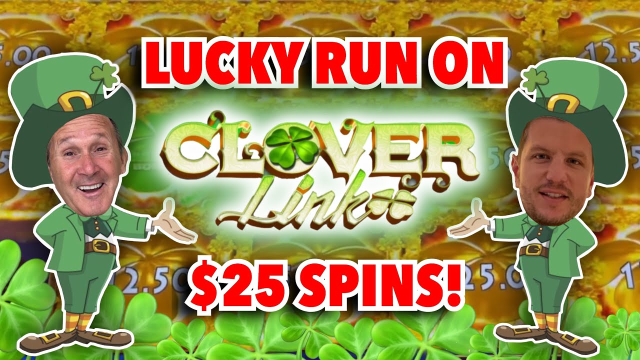 Lucky Run on Clover Link Bonus! Up to $25 a Spin High Limit Slot Machine Action @ Hard Rock Tampa