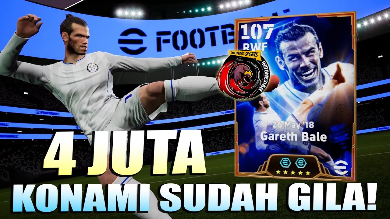 GARETH BALE 4 JUTA! KONAMI SEMAKIN KIKIR! ADA SHEVA 105 + BAGGIO 104 SKILL SPESIAL! BANTAI LAWAN!
