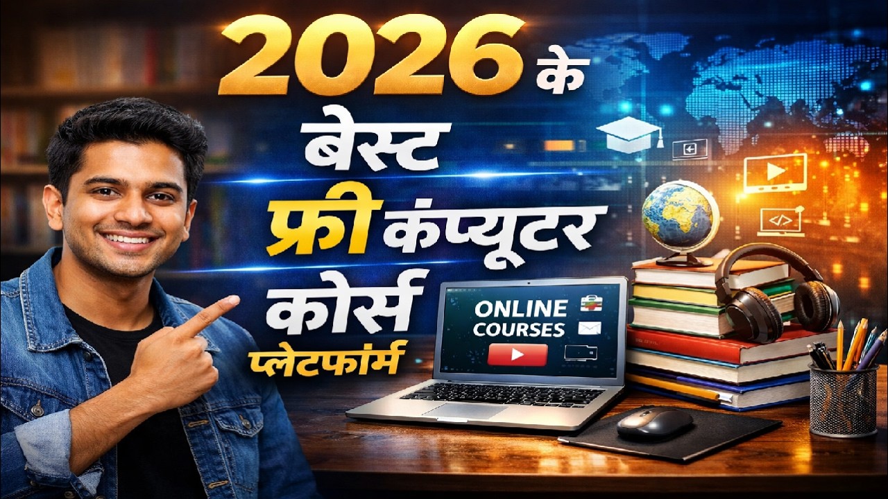 Best Free Computer Course Platforms of 2026 | Best free कंप्यूटर कोर्स प्लेटफॉर्म | #computer