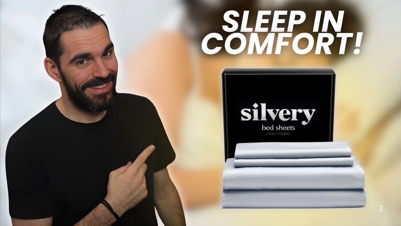 SILVERY Bed Sheets Set to Elevate Your Sleeping Experience!