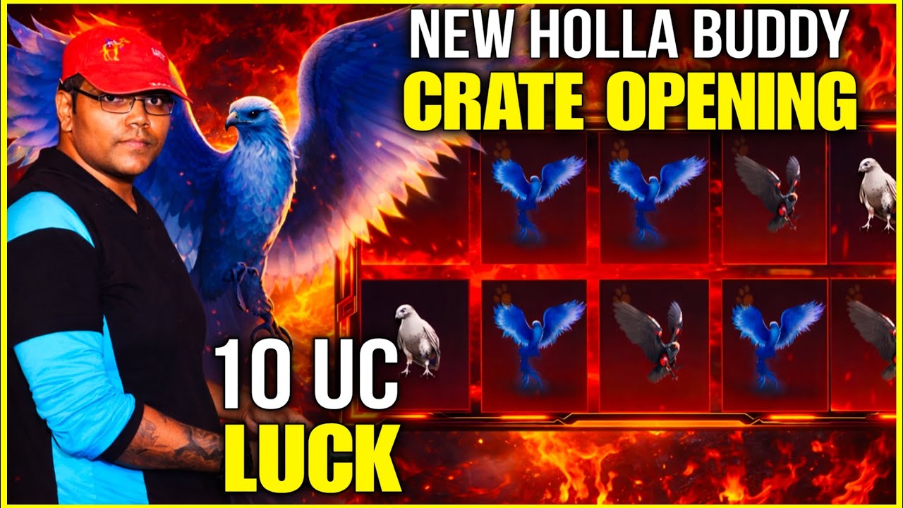 😱 OMG FALCON BUDDY CRATE OPENING | NEW HOLA BUDDY CRATE OPENING | BGMI | PUBG MOBILE