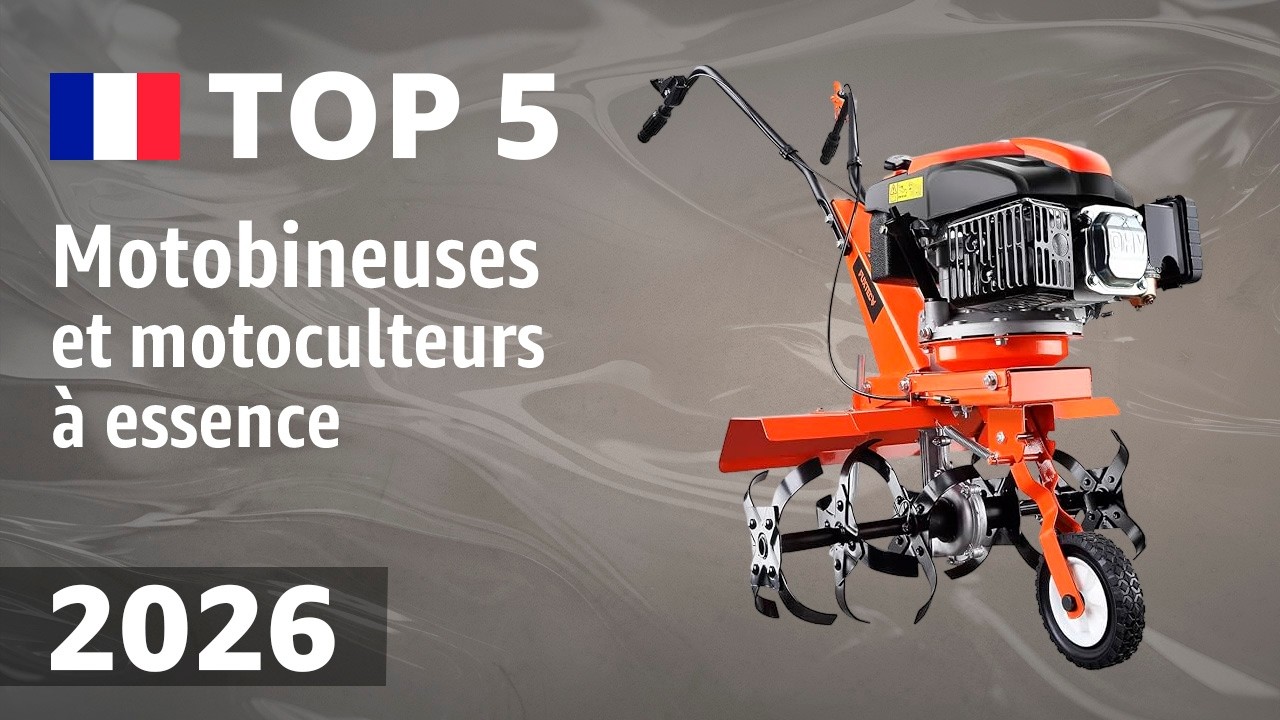 TOP—5. Meilleures motobineuses et motoculteurs à essence. Test & Comparatif 2026