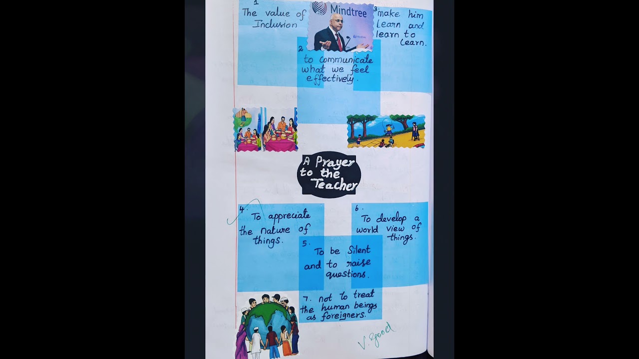 A prayer to the teacher prose 7 th English #notes #classactivity #trending #lesson #art #class #edu