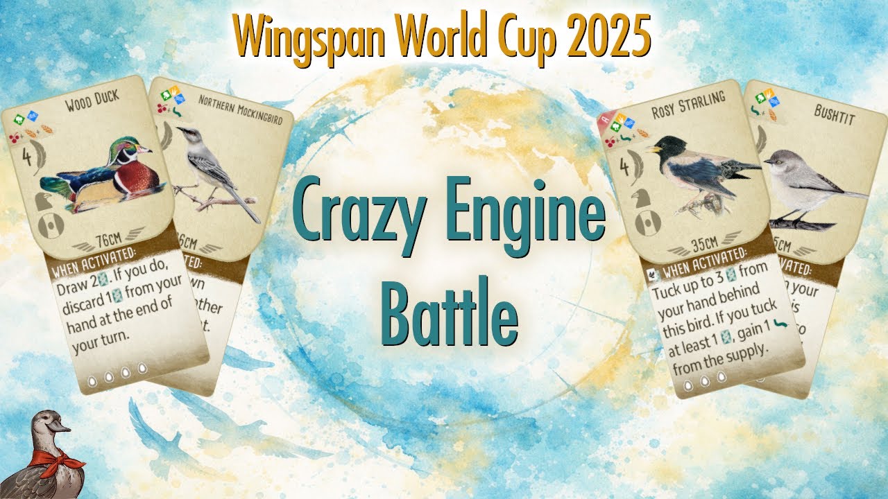 Crazy Engine Battle - Wingspan World Cup 2025 - Regional Stage vs Stymphalian