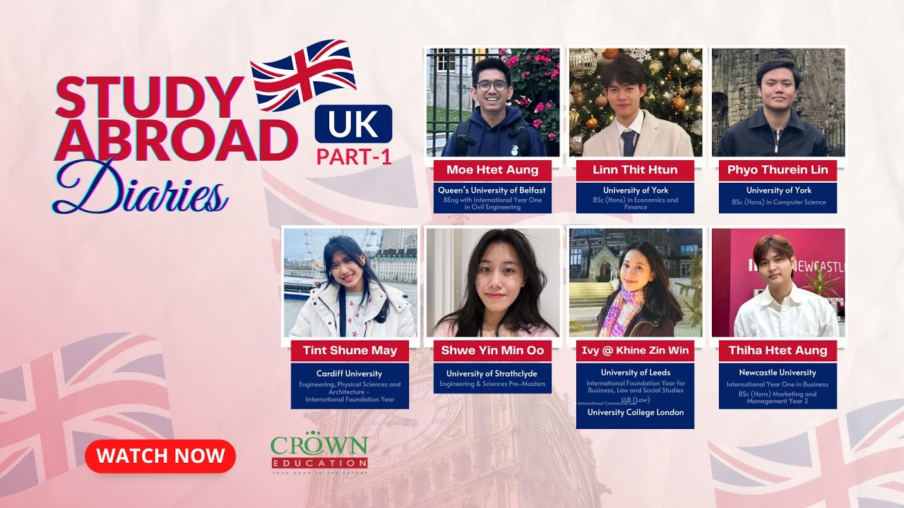 CROWN Education's Study Abroad Diaries: UK Student-Led Panel Session (Part 1)