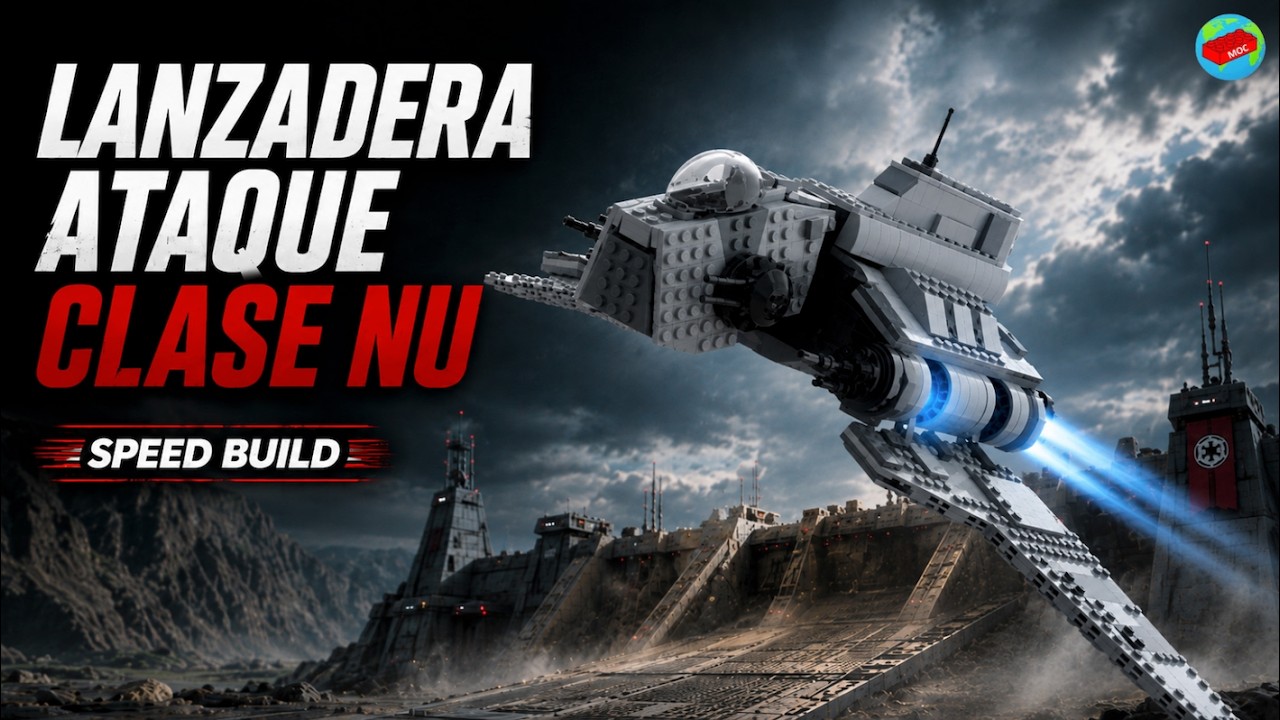 🔧 LEGO STAR WARS MOC Lanzadera de Ataque Clase NU Imperial – The Bad Batch | Custom Shuttle