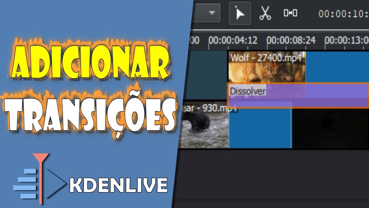 Adicionando Transições no Kdenlive - VIDEOAULA 14
