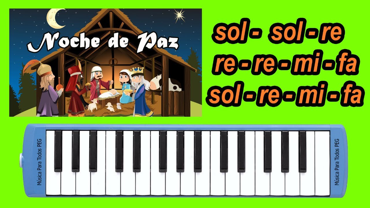 Melódica | 🌟 NOCHE DE PÁZ 🎹 |  Fácil