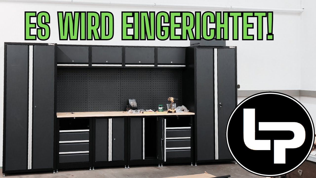 Werkstattausstattung auspacken und aufbauen - Hallenupgrade Teil2