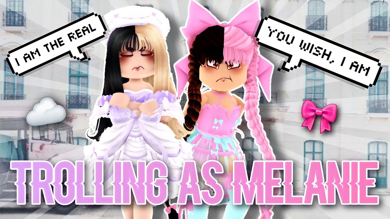 TROLLING as MELANIE MARTINEZ in ROYALE HIGH