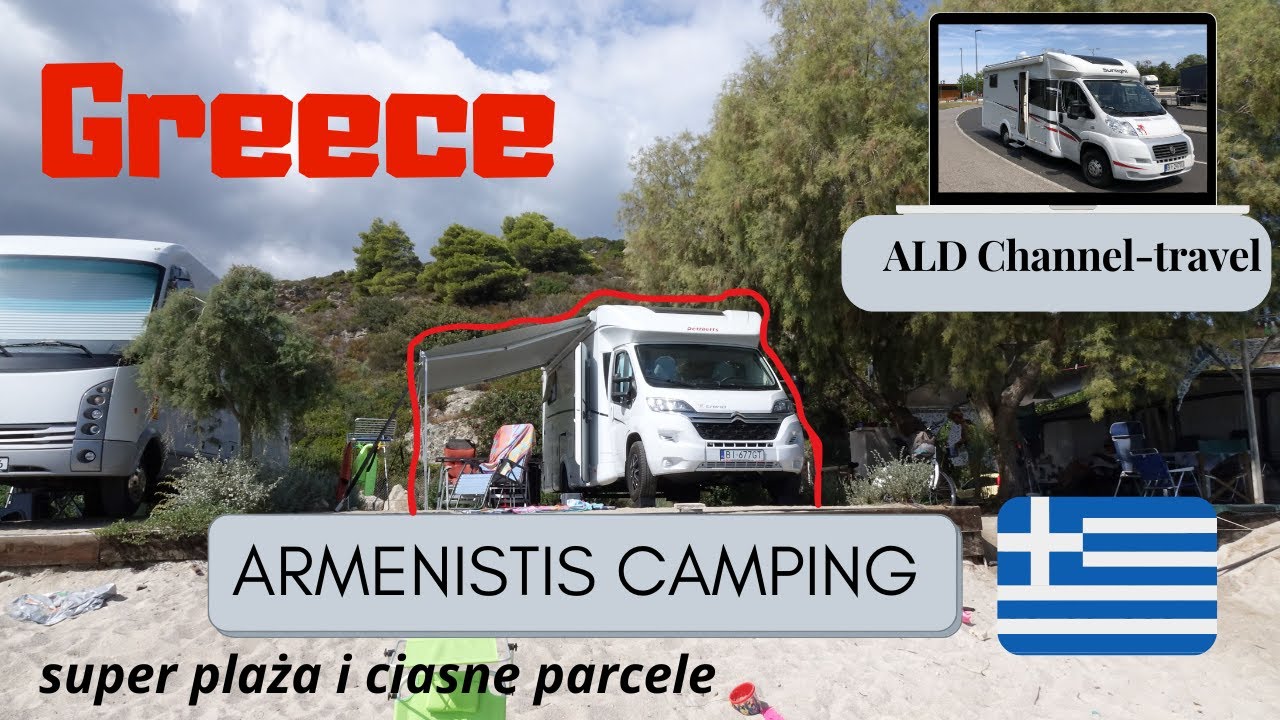 Camping ARMENISTIS Grecja kamperem