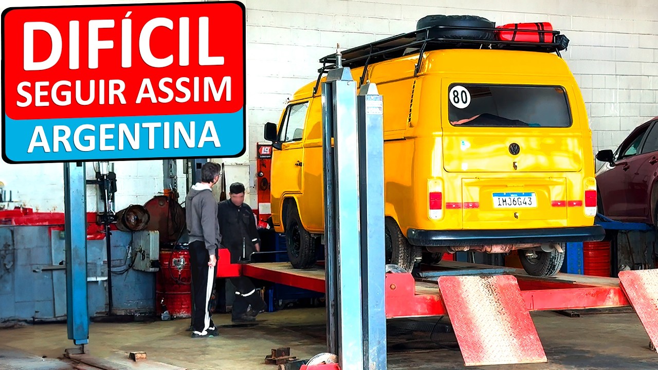 FOI DIFÍCIL RESOLVER OS PROBLEMAS DA KOMBI EM UMA CIDADE REMOTA NA ARGENTINA - EP41 TP03