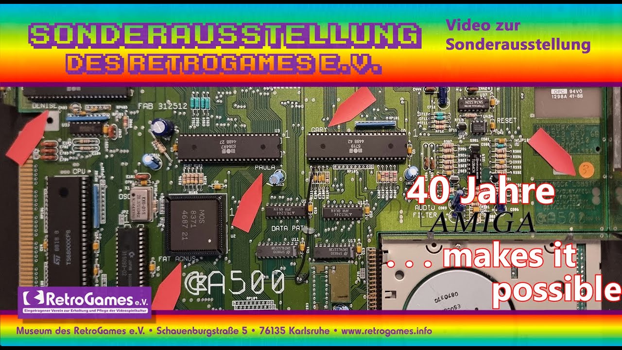 Unsere Sonderausstellung 2025 "40 Jahre Amiga ... makes it possible!"