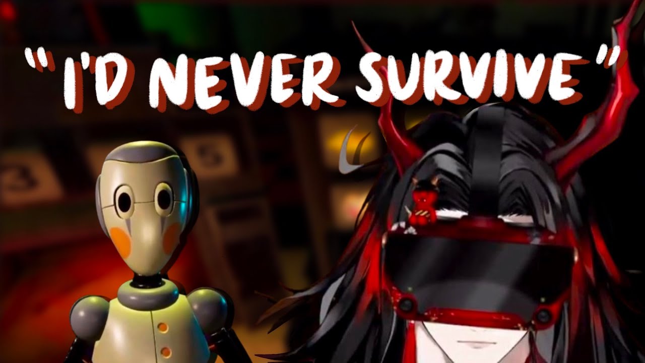 Vox struggling with food service (in FNAF) [ NIJISANJI EN | Vox Akuma ]