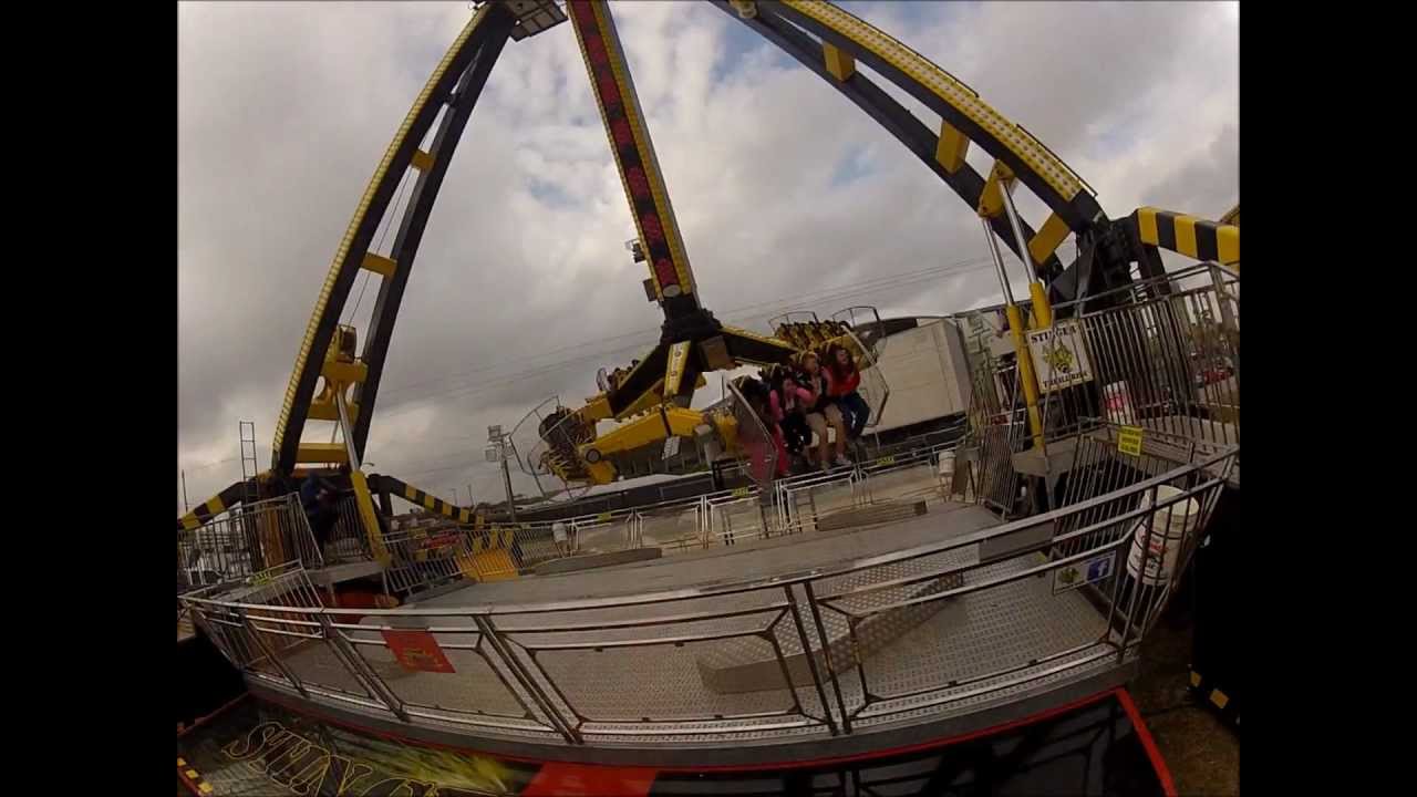Stinger (Technical Park Loop Fighter) On/Off ride video! (FSF 2013)