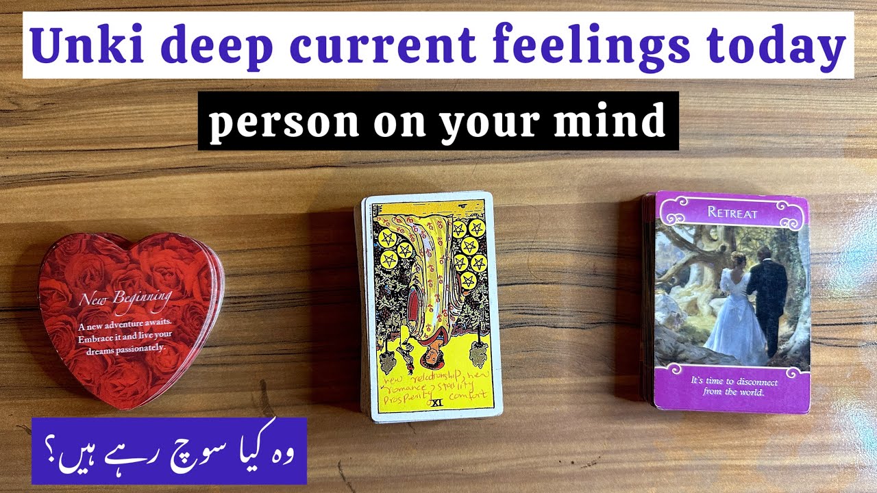 Person on your Mind | Unki Deep current feelings today | Current feelings of your partner
