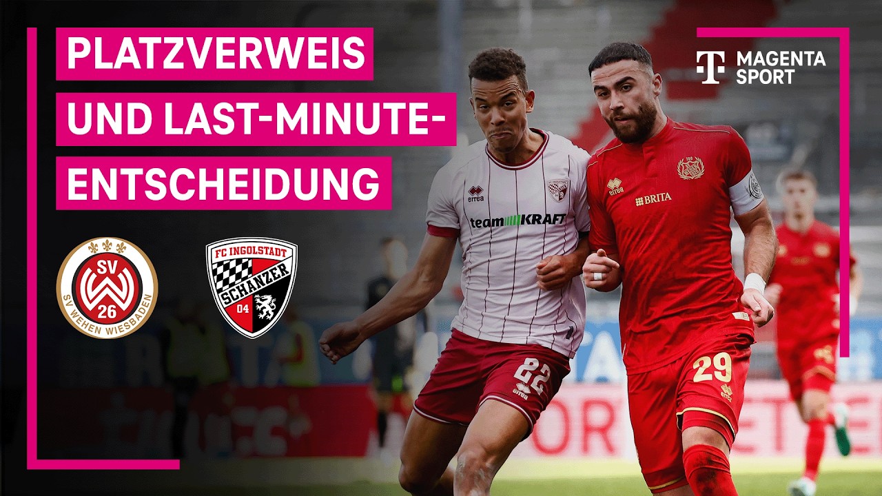 SV Wehen Wiesbaden - FC Ingolstadt 04, Highlights mit Live-Kommentar | 3. Liga | MAGENTA SPORT