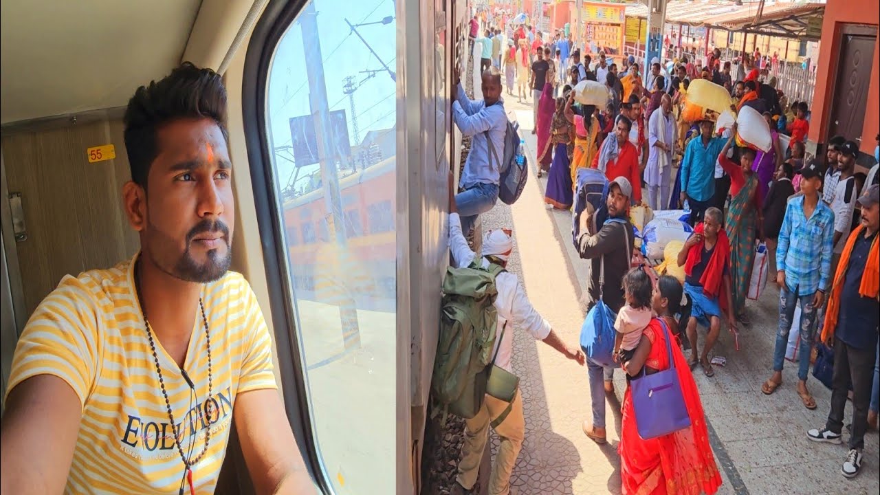 मरते-मरते बचे दादाजी 🥵🥵 | Kolkata Nangal Dam Gurumukhi Express Train  Journey