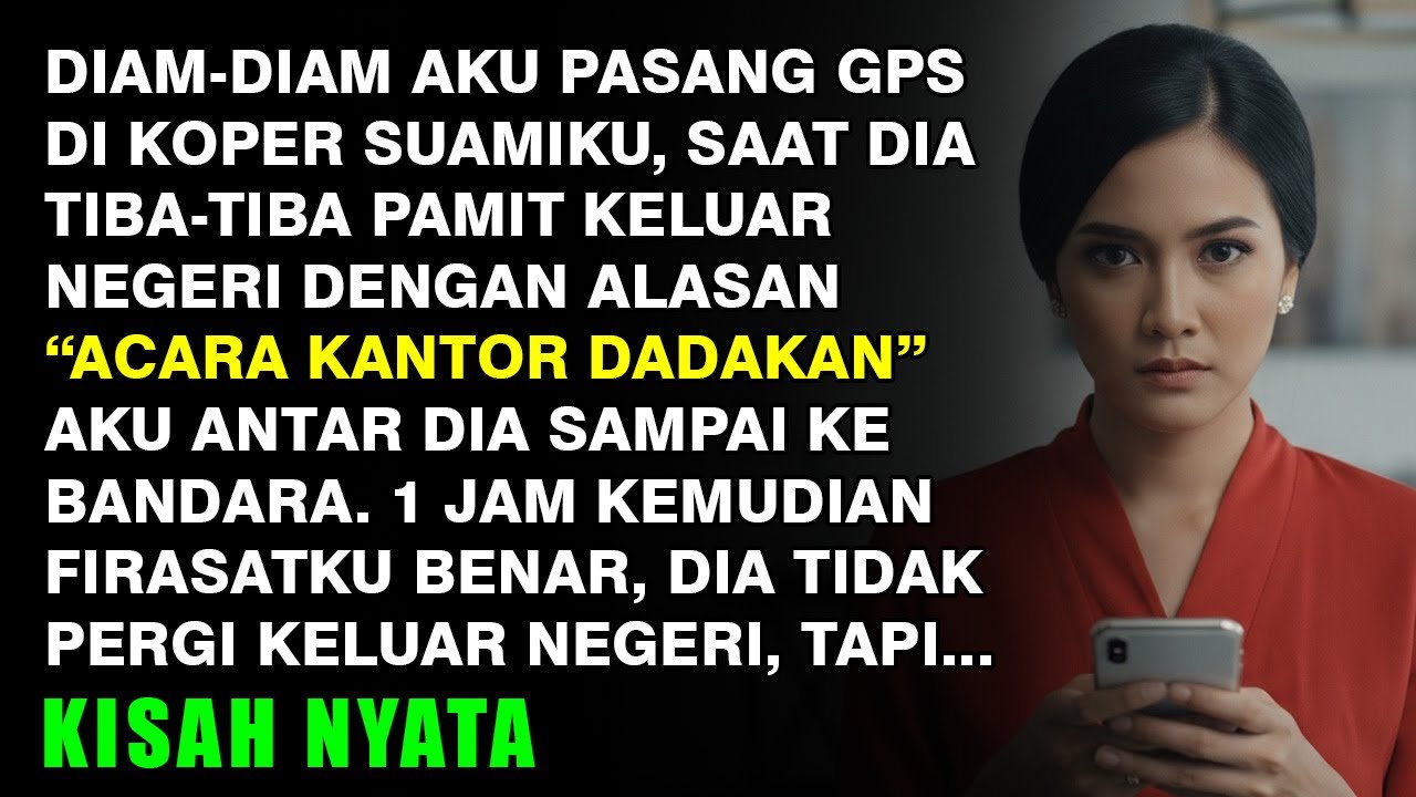 PASANG GPS DI KOPER SUAMI, TERNYATA DIA 