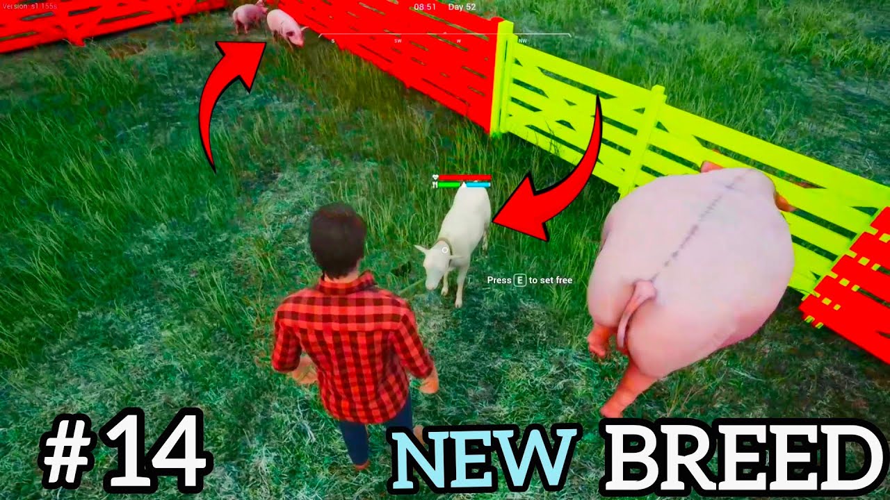 I BUILD A MASSIVE BARN HOUSE FOR COW 🐄| RANCH SIMULATOR PART 14