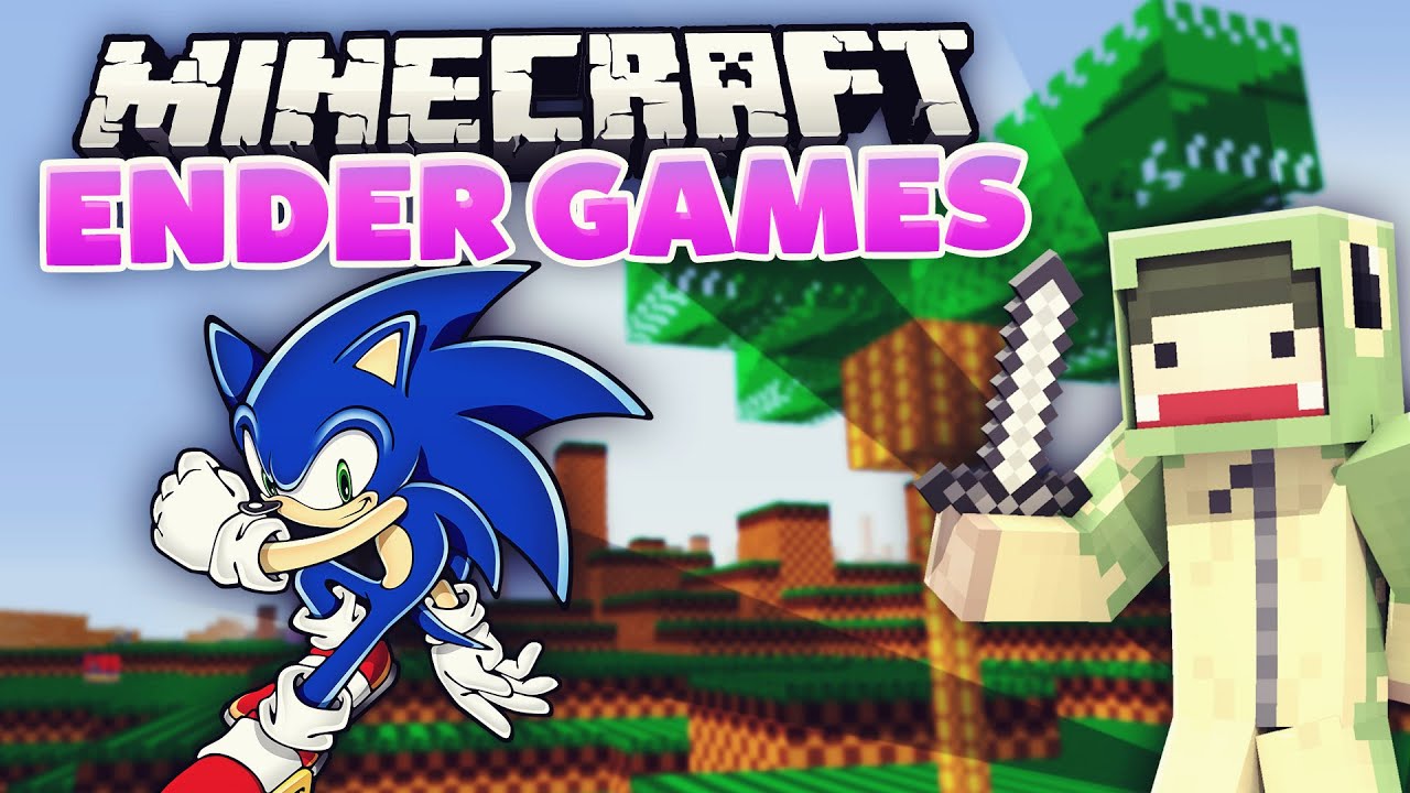 SONIC - Kit FAILS - Minecraft ENDER GAMES! #10 | unge