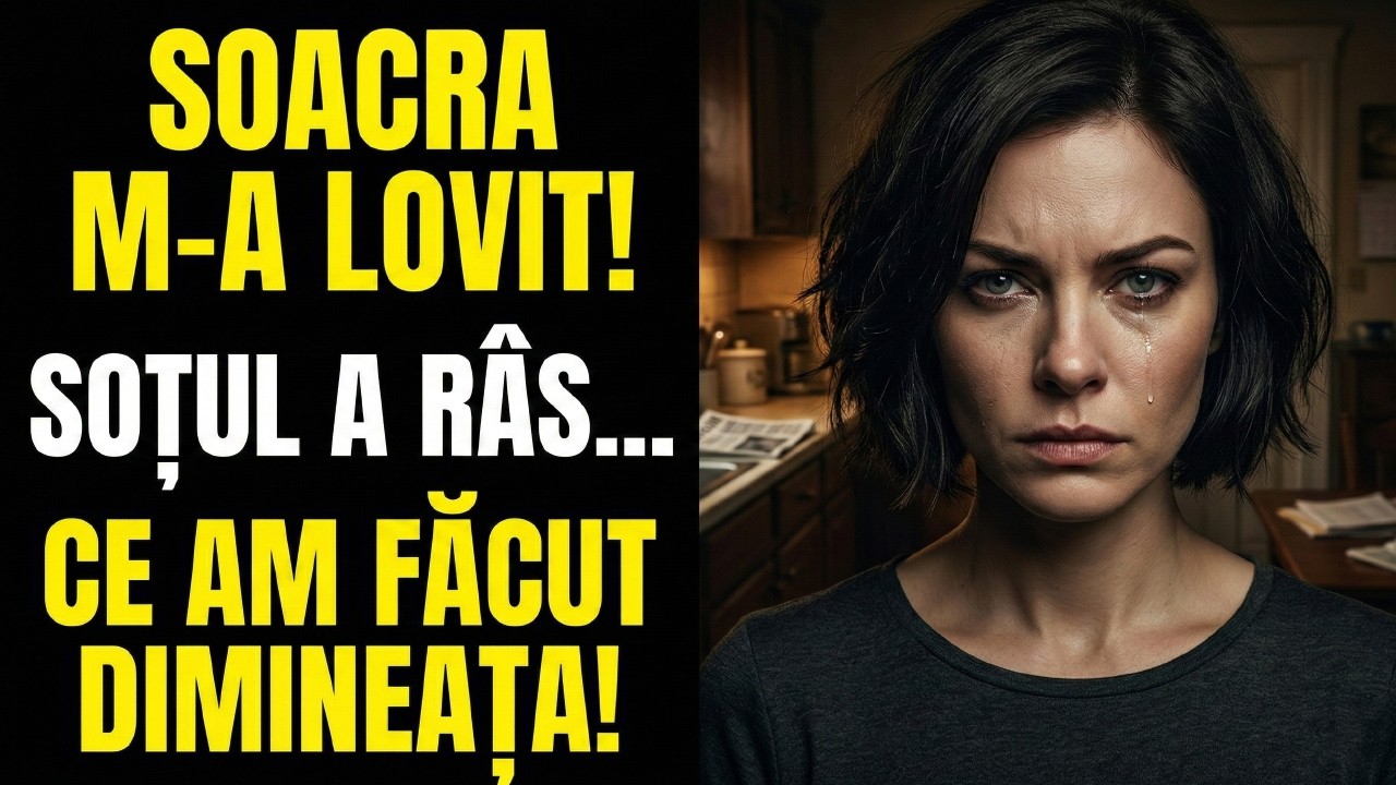 Soacra a lovit-o pe Alina, soțul râdea… dar dimineața amândoi au regretat acest lucru pentru...