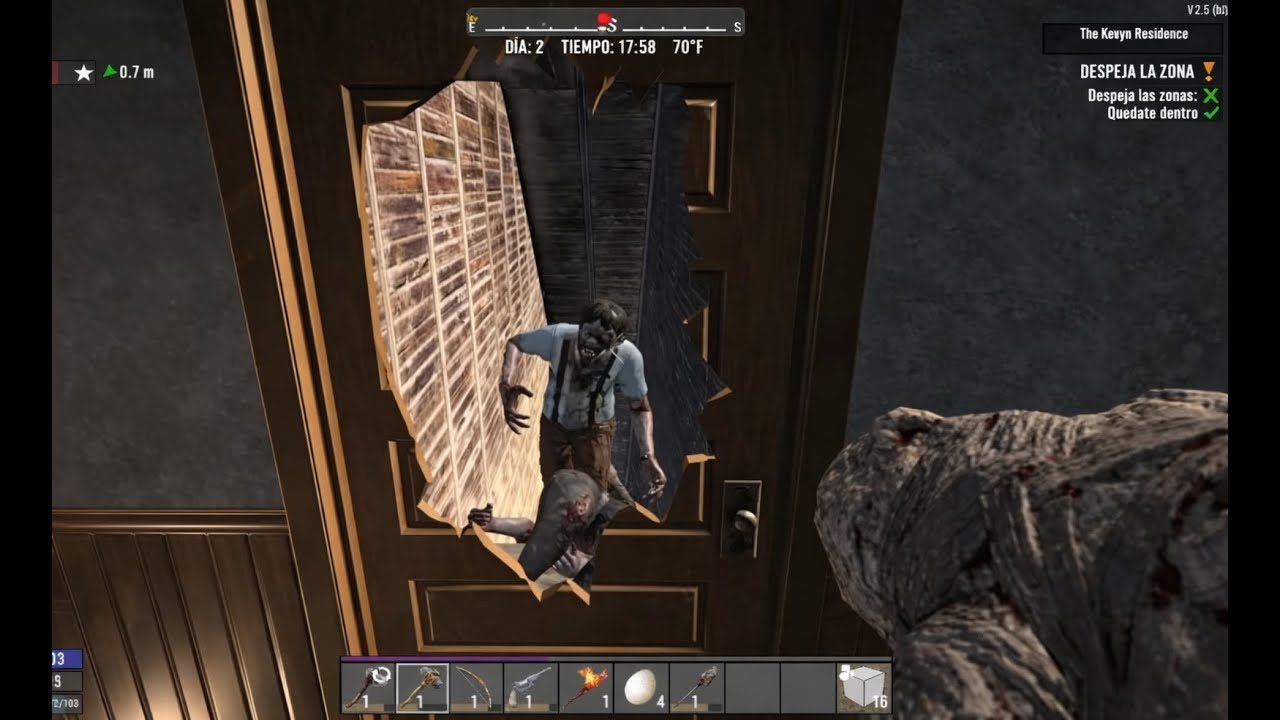 seguimos vivos!!! 7 days to die permadeath episodio #2