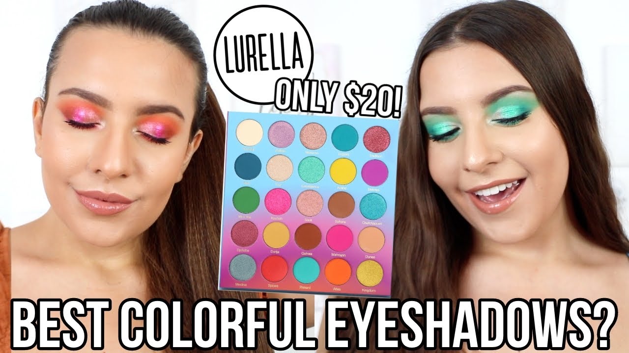 BEST COLORFUL PALETTE FOR ONLY $20! 2 LOOKS Lurella Cosmetics Rockin' Moroccan Palette | Jackie Ann