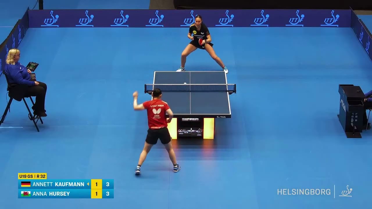 Annett Kaufmann (GER) vs Anna Hursey (WAL) | U19 R32 | 2024 World Youth Championships