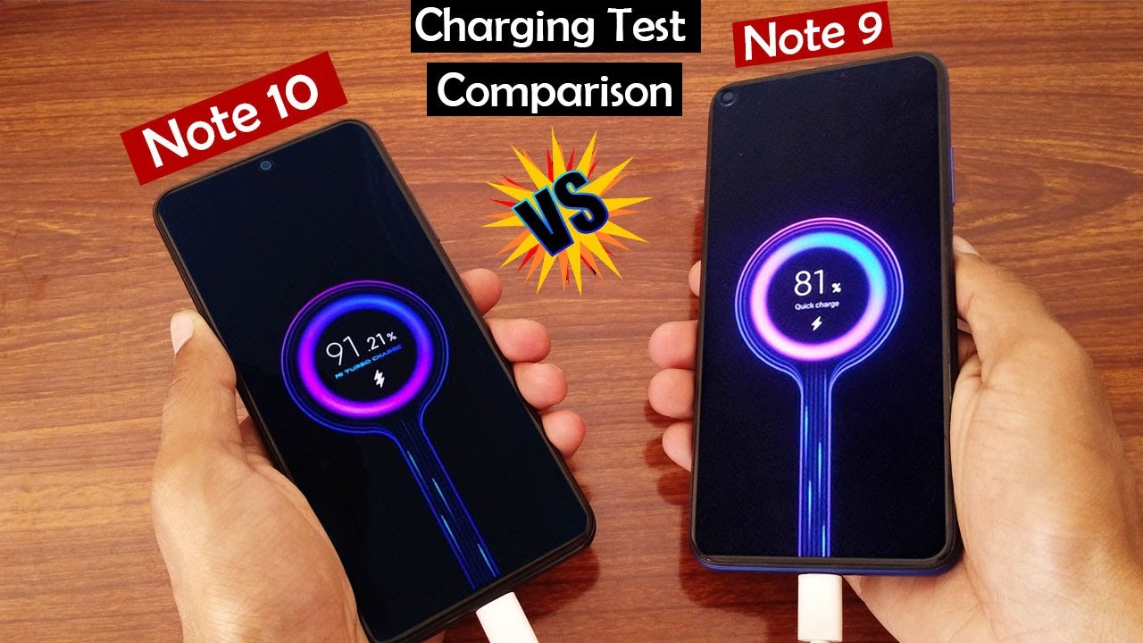 Redmi Note 10 vs Redmi Note 9 Fast Charging Test | 18W vs 33W 🔥